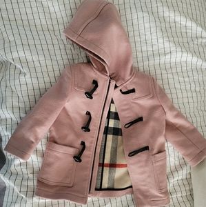 Burberry toddler wool duffle coat
